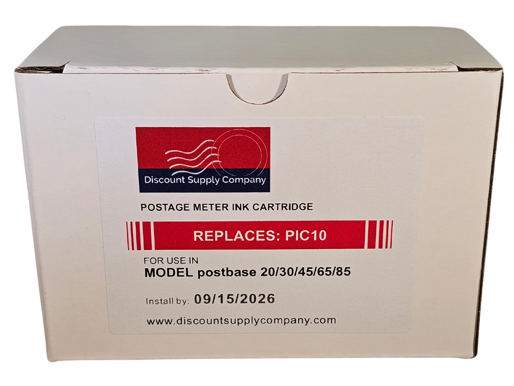 Discount Supply Company Compatible Francotyp Postalia FP PIC10 Postbase Ink Set. 90 Day Warranty! Compatible with #58.0052.3038.00. (NOT for Postbase Mini or Mymail)