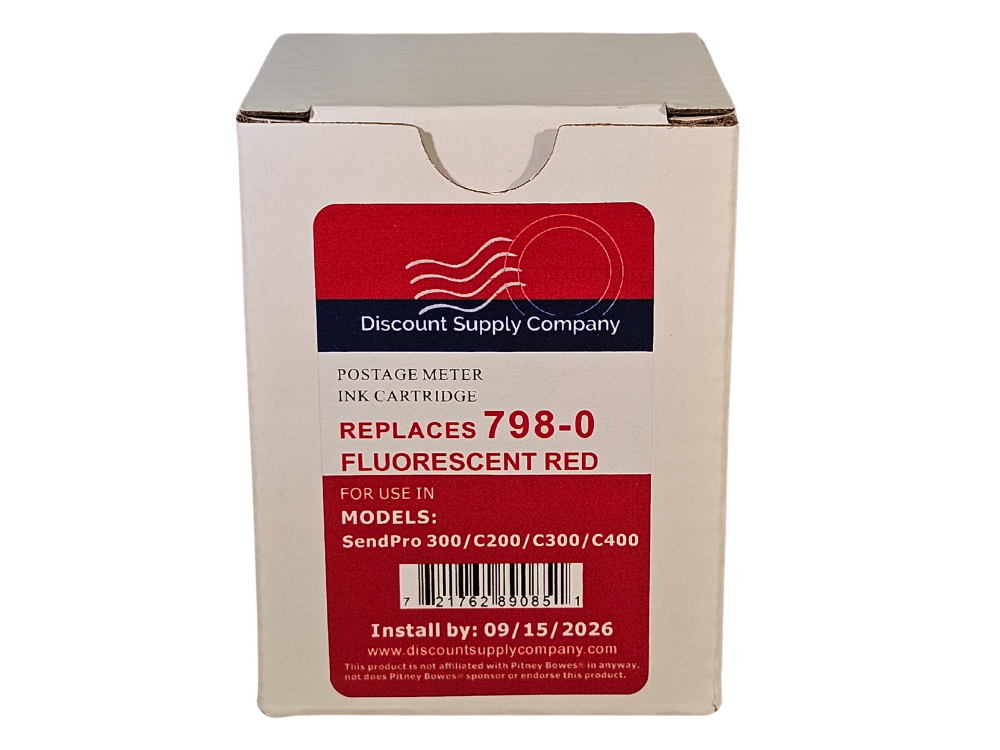 Pitney SL-798-0 Compatible Ink Cartridges for Sendpro C200, C300 and C400 Postage Meters