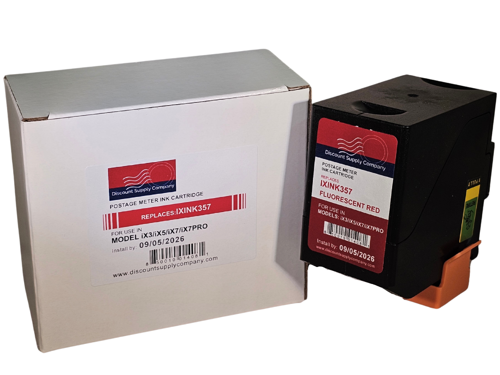 IXINK357 Red Ink Compatible Cartridge for Quadient | Neopost iX-3/IX-5/IX-7/PRO IXI357