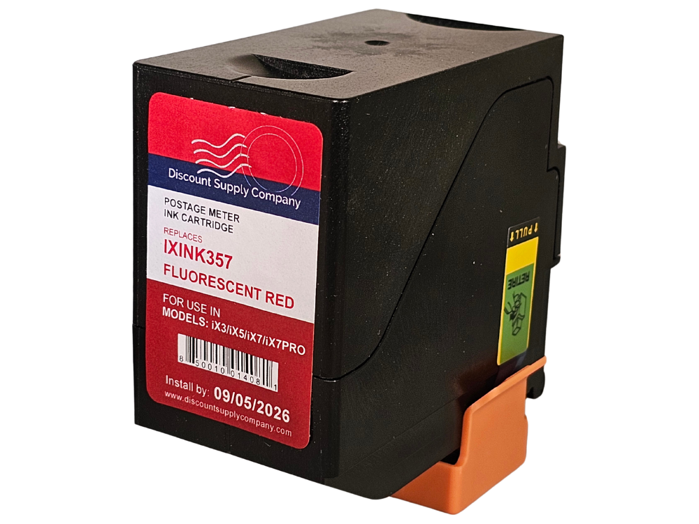 IXINK357 Red Ink Compatible Cartridge for Quadient | Neopost iX-3/IX-5/IX-7/PRO IXI357