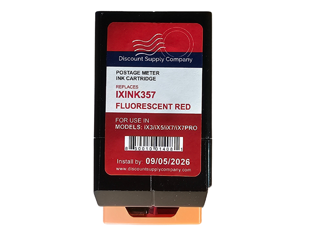 IXINK357 Red Ink Compatible Cartridge for Quadient | Neopost iX-3/IX-5/IX-7/PRO IXI357