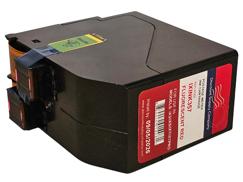 IXINK357 Red Ink Compatible Cartridge for Quadient | Neopost iX-3/IX-5/IX-7/PRO IXI357
