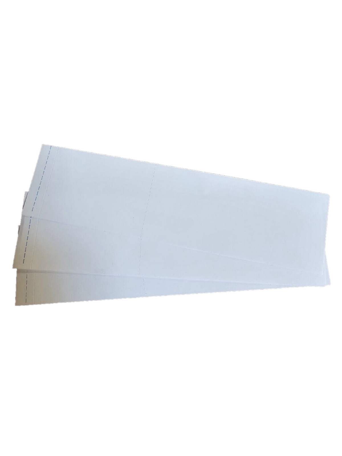Discount Supply Company 6125-IJ Postage Meter Tape 6 1/8" x 1 9/16" Sheet with a 3/32" Peel Tab. 300