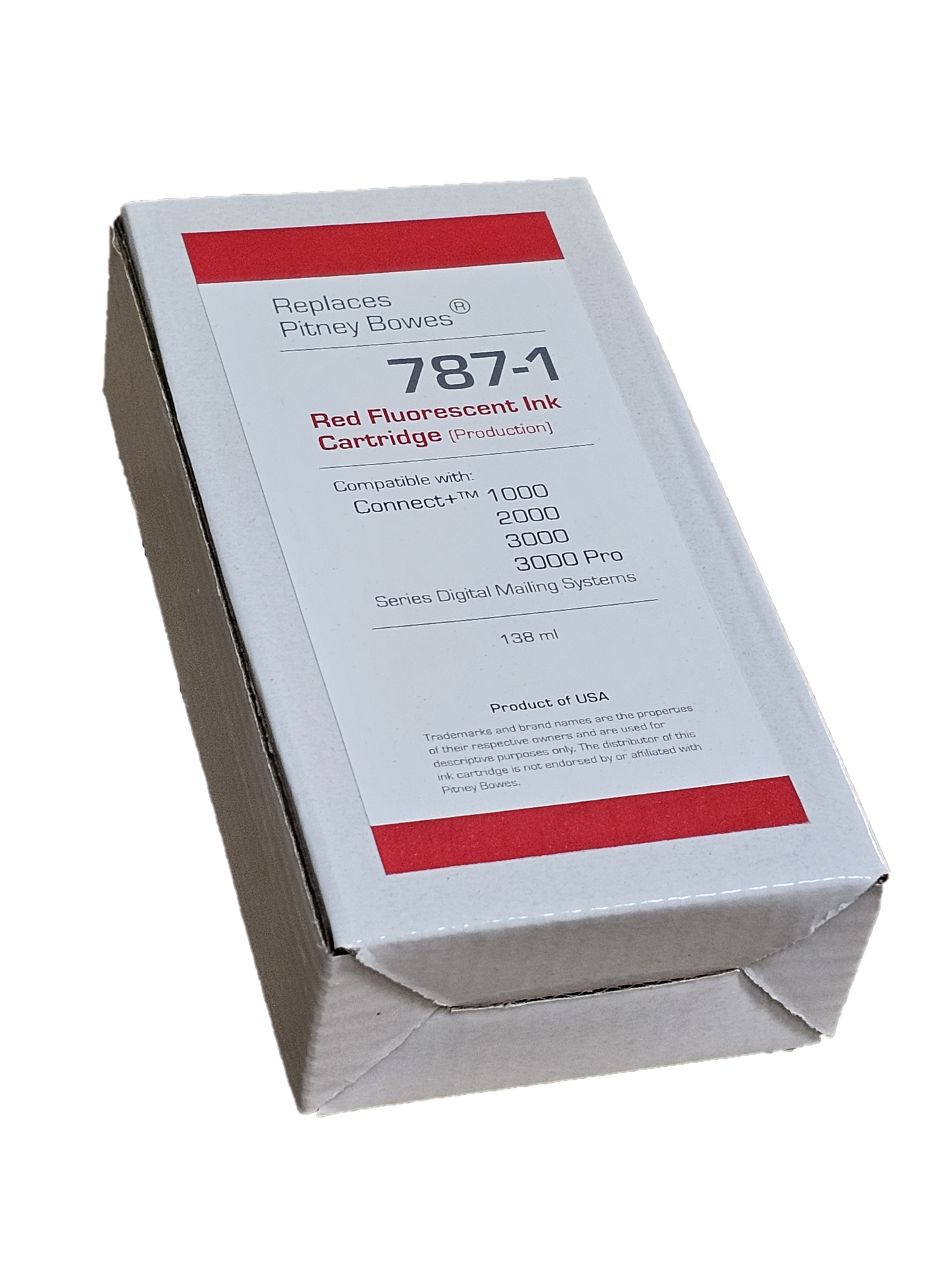 Discount Supply Company 787-1 Max Volume Pitney Bowes Compatible Ink Cartridge with 90 Day Warranty for Connect+ Series Mailing Machines