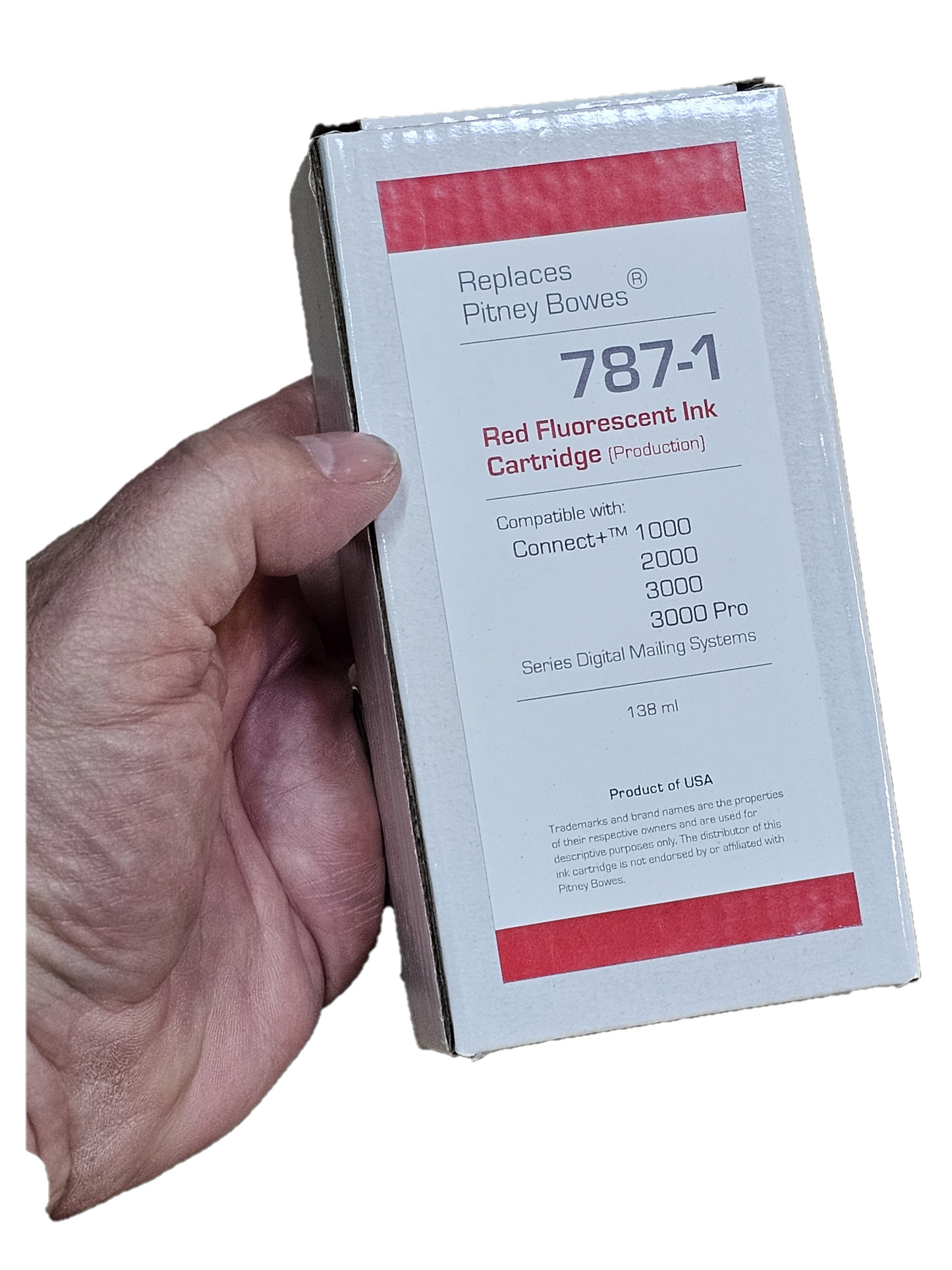 Discount Supply Company 787-1 Max Volume Pitney Bowes Compatible Ink Cartridge with 90 Day Warranty for Connect+ Series Mailing Machines