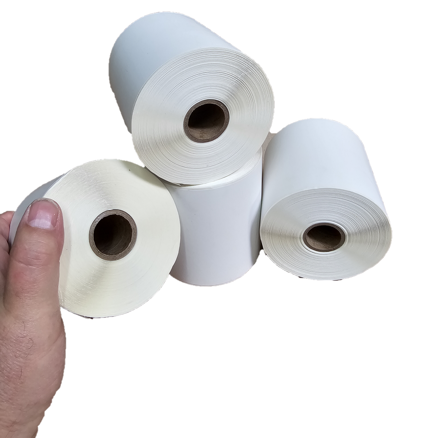 Discount Supply Company 4 Pack of Direct Thermal Pitney Bowes Compatible Continuous Postage Label Rolls - Dimensions are 4 x 1800 in. 745-0