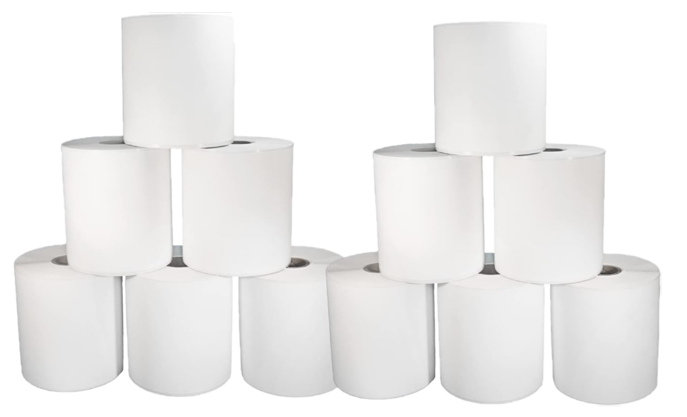 Discount Supply Company Pitney Bowes Compatible 12 Pack of Direct Thermal Continuous Label Rolls - Dimensions are 4 x 1800 in. 745-0