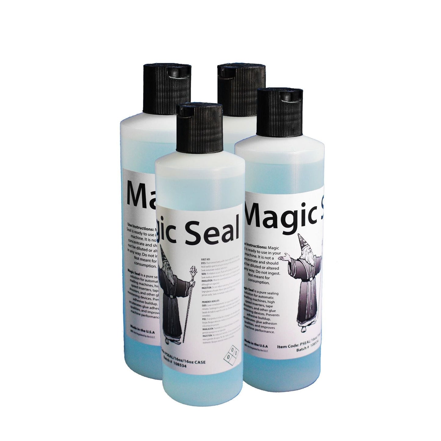 4 Pack - 16oz. Bottles of EZ Seal Magic Seal Sealing Solution 601-0 608-0