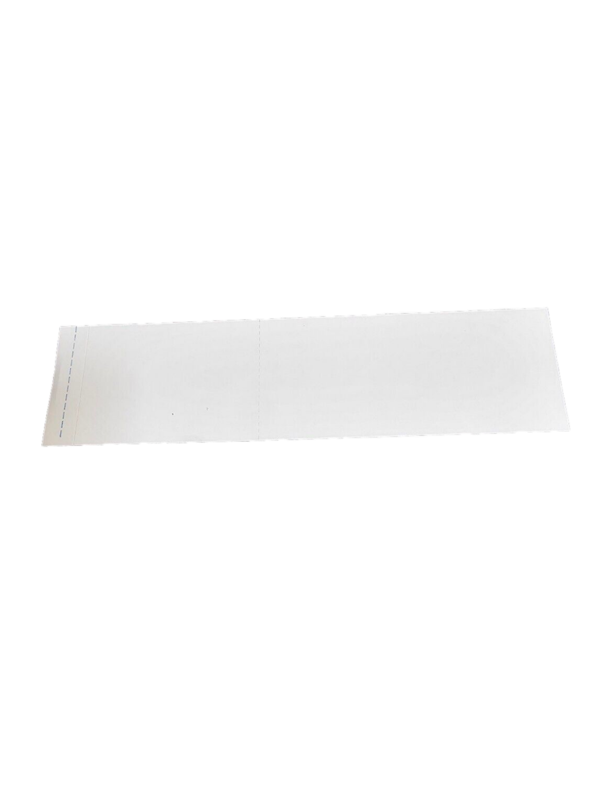 Discount Supply Company 6125-IJ Postage Meter Tape 6 1/8" x 1 9/16" Sheet with a 3/32" Peel Tab. 300