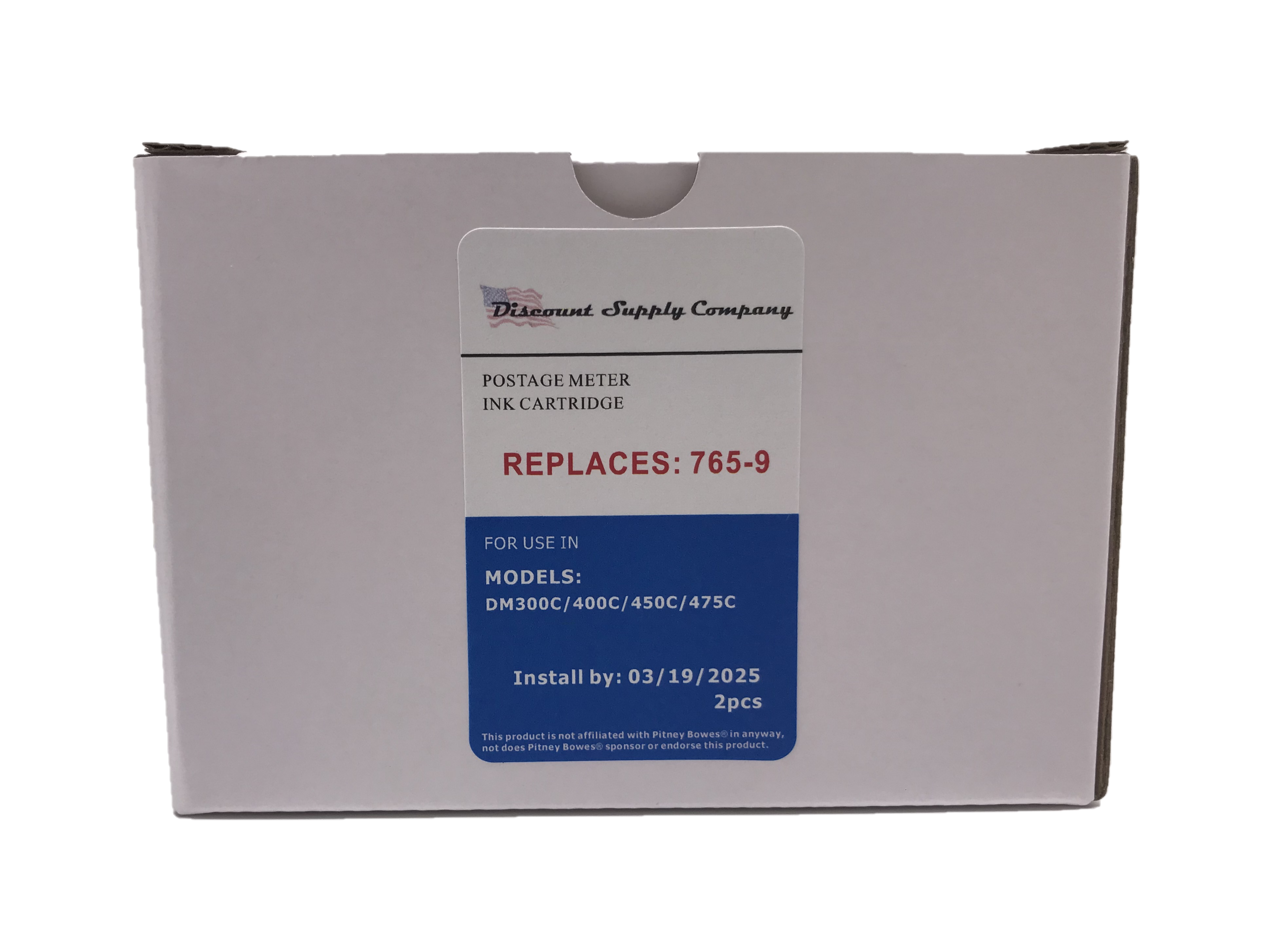 Pitney Bowes 765-9 Compatible 2-Pack For DM300c, DM400c, DM450c Postag ...